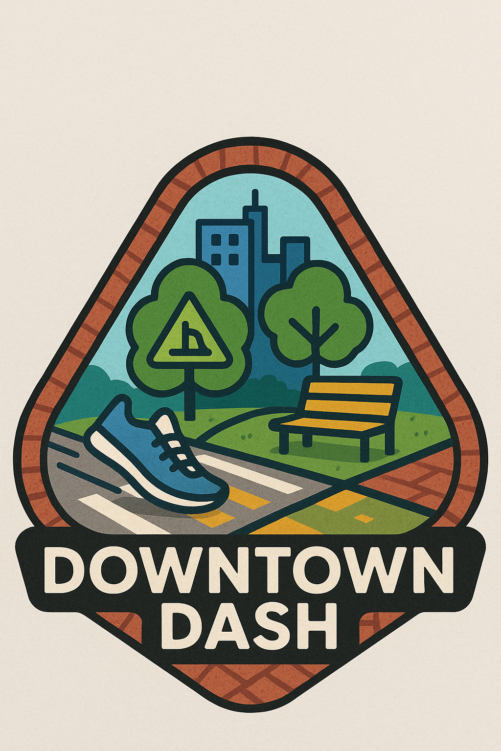 Downtown Dash Badge